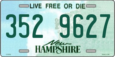 NH license plate 3529627