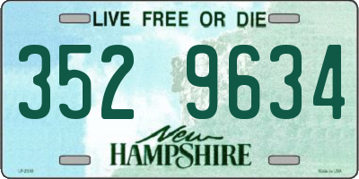 NH license plate 3529634