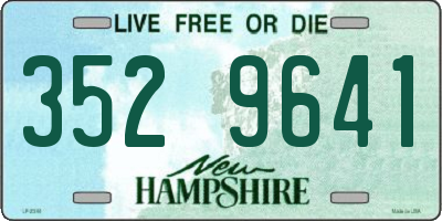 NH license plate 3529641