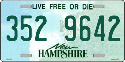 NH license plate 3529642