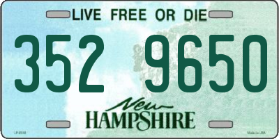 NH license plate 3529650