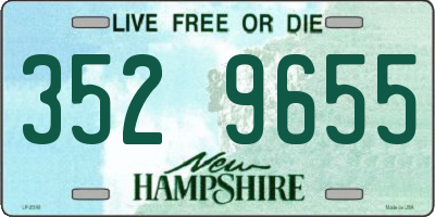 NH license plate 3529655
