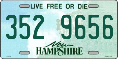 NH license plate 3529656