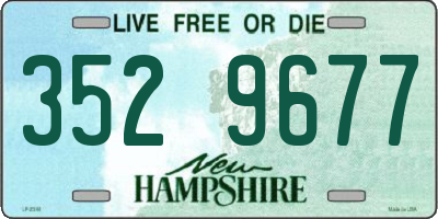 NH license plate 3529677