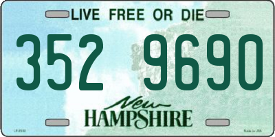 NH license plate 3529690