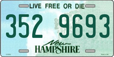 NH license plate 3529693