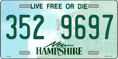 NH license plate 3529697