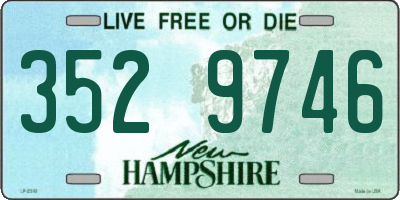NH license plate 3529746