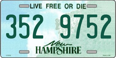 NH license plate 3529752