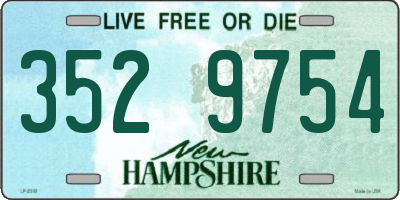 NH license plate 3529754