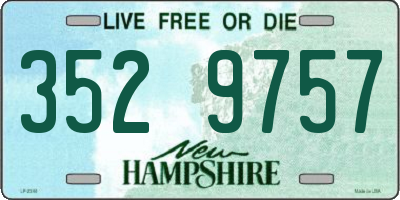 NH license plate 3529757