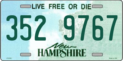 NH license plate 3529767