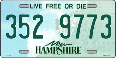 NH license plate 3529773