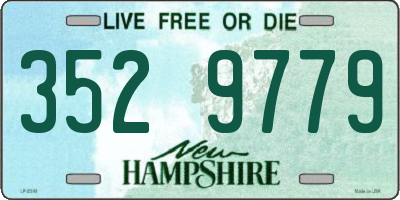 NH license plate 3529779