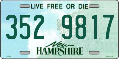 NH license plate 3529817