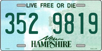 NH license plate 3529819