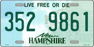 NH license plate 3529861