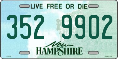 NH license plate 3529902