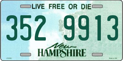 NH license plate 3529913