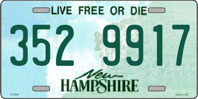 NH license plate 3529917