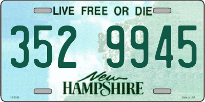 NH license plate 3529945