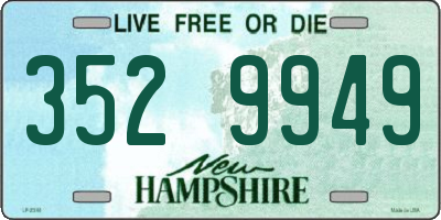 NH license plate 3529949