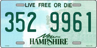 NH license plate 3529961