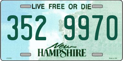 NH license plate 3529970