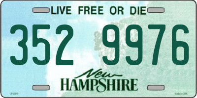 NH license plate 3529976
