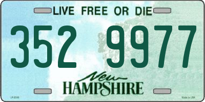 NH license plate 3529977