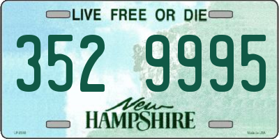 NH license plate 3529995