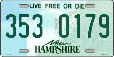 NH license plate 3530179