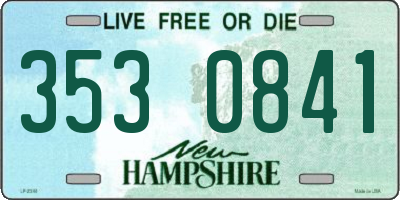 NH license plate 3530841