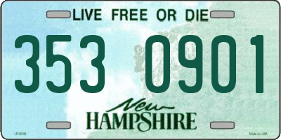 NH license plate 3530901