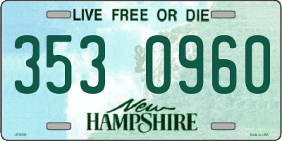 NH license plate 3530960
