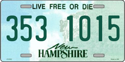 NH license plate 3531015