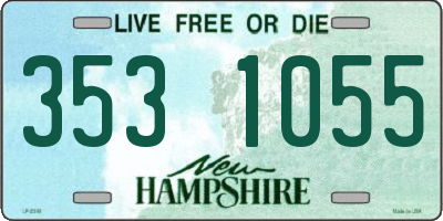 NH license plate 3531055