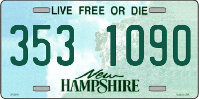 NH license plate 3531090