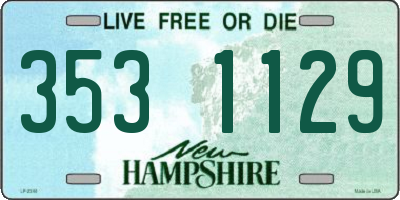 NH license plate 3531129