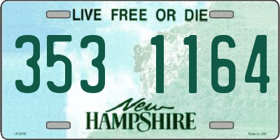 NH license plate 3531164