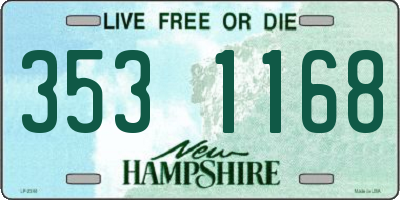 NH license plate 3531168