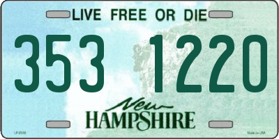 NH license plate 3531220