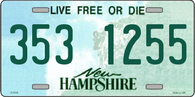 NH license plate 3531255