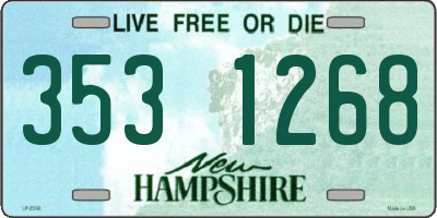 NH license plate 3531268