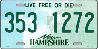 NH license plate 3531272