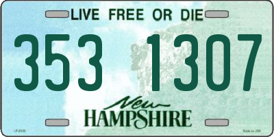NH license plate 3531307