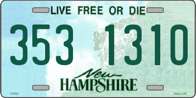 NH license plate 3531310