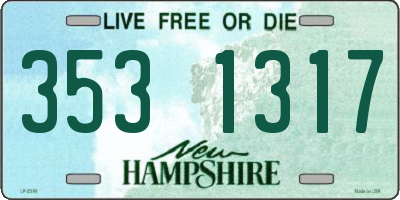 NH license plate 3531317