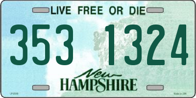 NH license plate 3531324