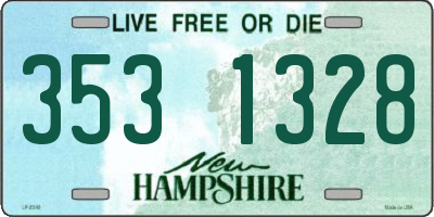 NH license plate 3531328
